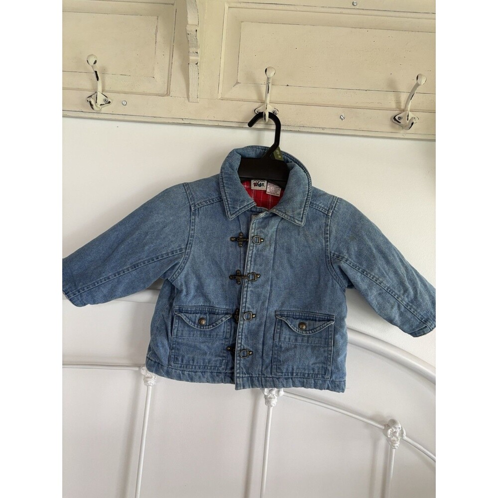Vintage Koala Kids 90’s Y2K 12 Mos Jean Jacket Lined Paddington